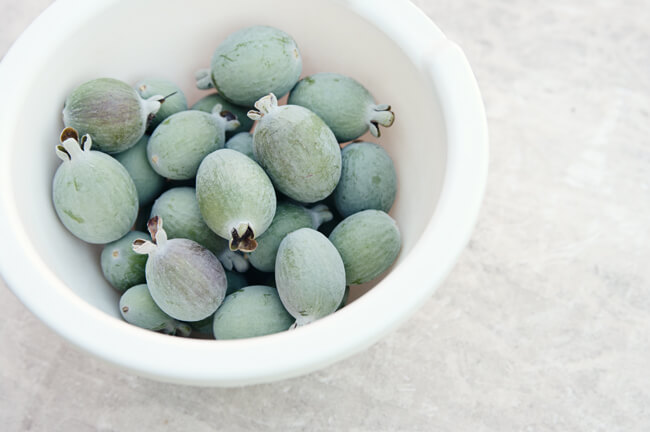 Pineapple Guavas in a Bowl