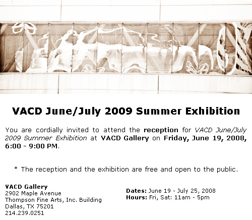 VACD June/July 2009 Summer Exhibition