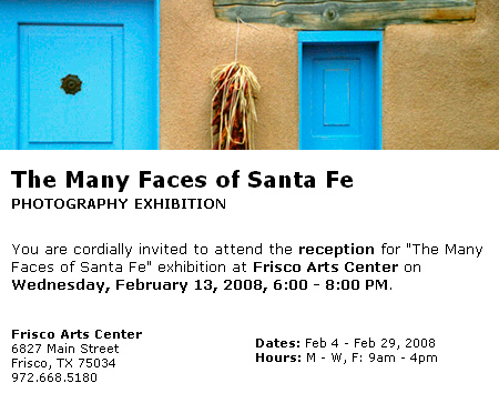 'The Many Faces of Santa Fe' Exhibition