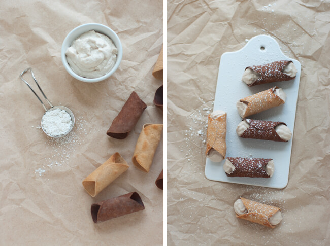 Daring Bakers' Banana-Mascarpone Cannoli, Site Update and Holiday Sale